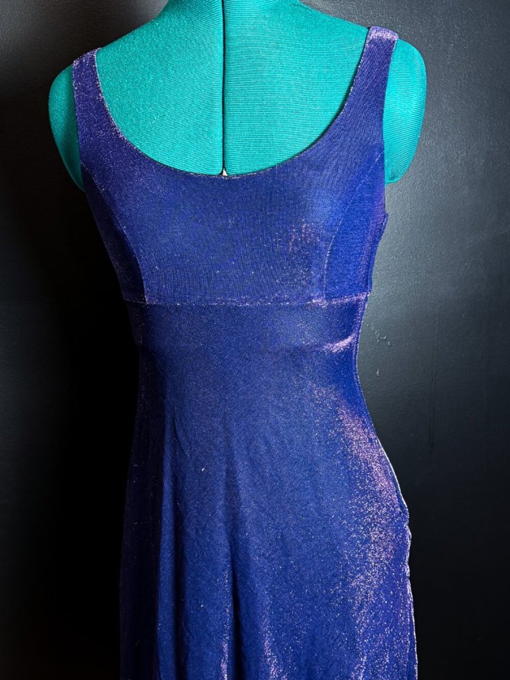 90's Purple Glitter Skate Dress